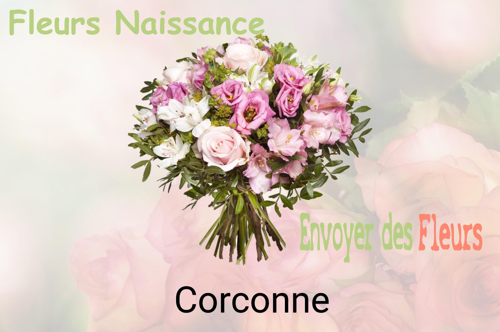 Bouquet de fleurs de naissance livré à Corconne